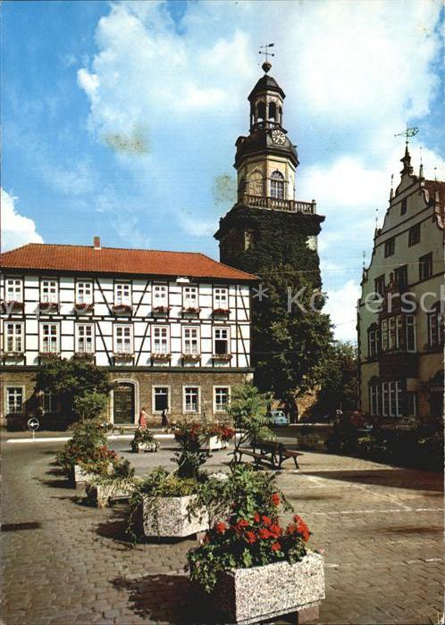 Rinteln Weser Niedersachsen Marktplatz Kirche