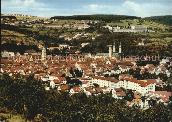 Bad Mergentheim Blick ueber die Stadt