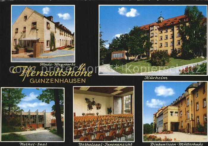 Gunzenhausen Altmuehlsee Hensoltshoehe Haus Wegwarte Kurheim Diakonissen Mutterh