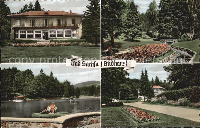 Bad Sachsa Harz Kurhaus Rosengarten Treetboot