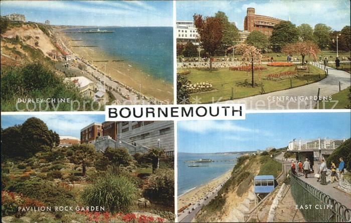 Bournemouth Durley Chine Pavillon Rock Garden East Cliff Centrals Garden