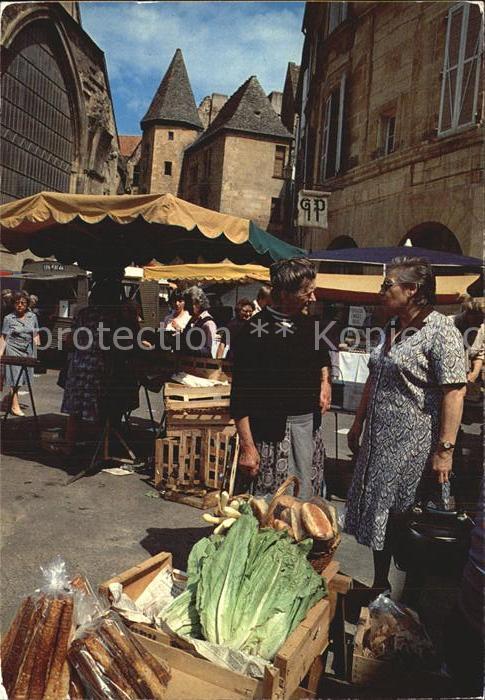 Sarlat-la-Caneda Markt