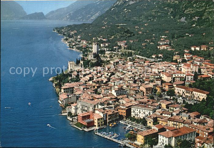 Malcesine Lago di Garda Fliegeraufnahme