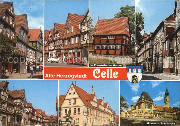 Celle Niedersachsen Museum Stadtkirche Rathaus Franzoesischer Garten
