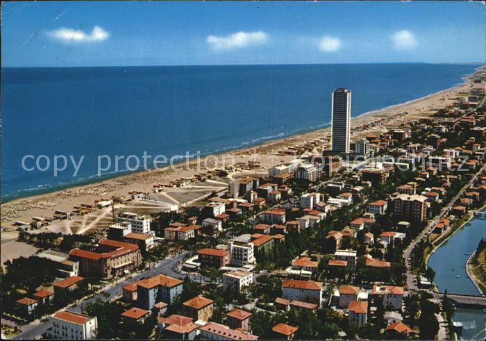 Cesenatico Strand Fliegeraufnahme