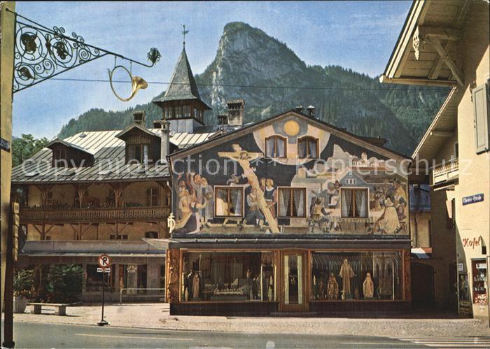 OBERAMMERGAU Bayern Marktplatz Kofel