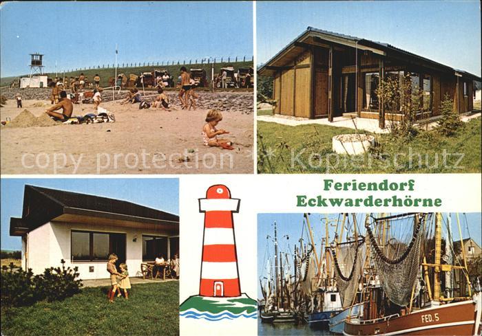 Eckwarderhoerne Hafen Strand
