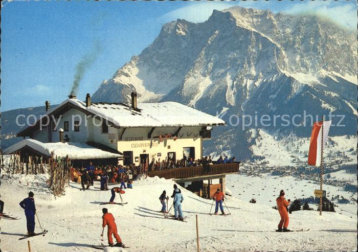 Lermoos Tirol Restaurant Gschwandtkreuz Zugspitze