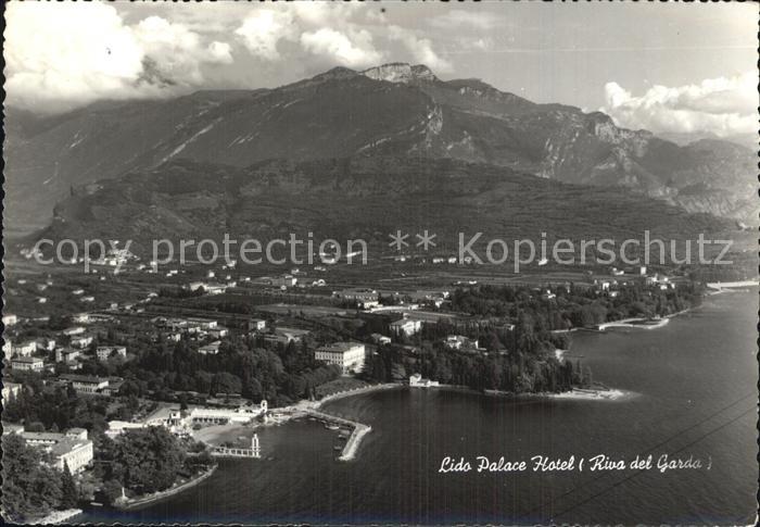 Riva del Garda Fliegeraufnahme Lido Palace Hotel