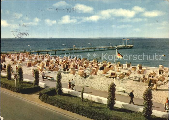 Niendorf Timmendorfer Strand Strand mit Seebruecke