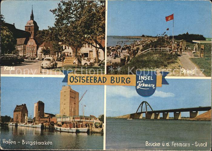 Burg Fehmarn Kirche Hafen Burgstaaken Bruecke Strand