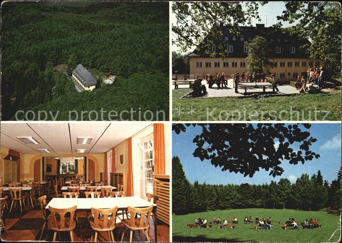 Meschede Fliegeraufnahme Haus Dortmund Tischtennis Speiseraum