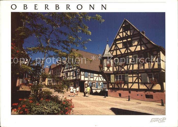 Oberbronn Bas Rhin Elsass Fachwerkhaeuser