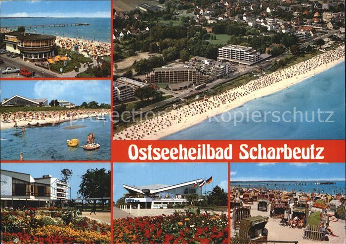 Scharbeutz Ostseebad Fliegeraufnahme Strand Rosengarten Korbstrand