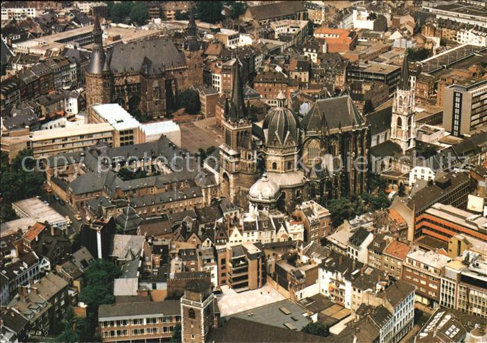 Bad Aachen Fliegeraufnahme Dom