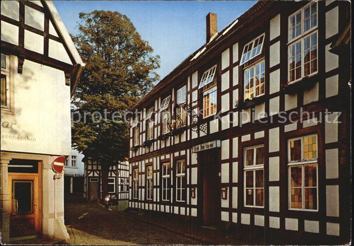 Tecklenburg Steinfurt NRW Fachwerkhaeuser