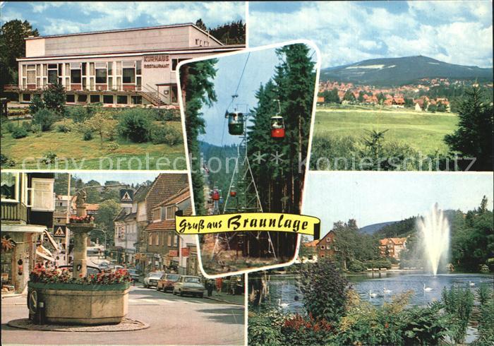 Braunlage Harz Seilbahn Springbrunnen Kurhaus