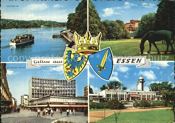 Essen Ruhr Gruga-Park Villa Huegel Baldeney-See Kettwiger Strasse