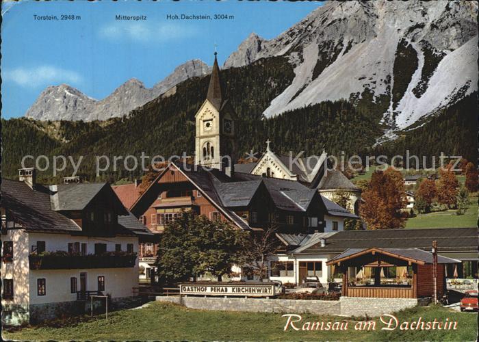 Ramsau Dachstein Steiermark Mitterspitz Hoh. Dachstein Torstein Gasthof Pehab Ki