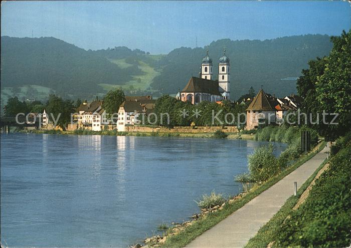 Bad Saeckingen Rheinpromenade Rheinbruecke Muenster