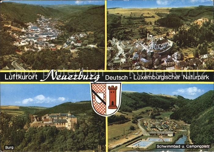 Neuerburg Eifel Burg Schwimmbad Campingplatz