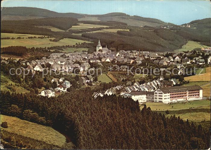 Winterberg Hochsauerland Fliegeraufnahme