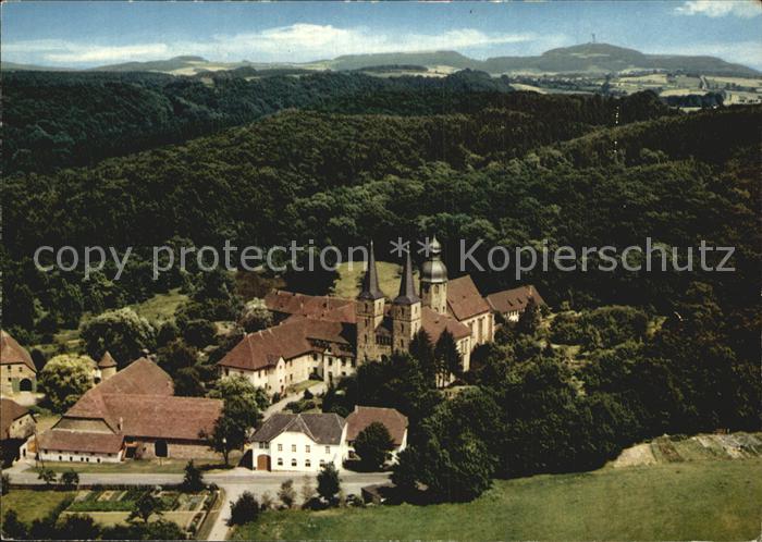 Marienmuenster Abteikirche Fliegeraufnahme