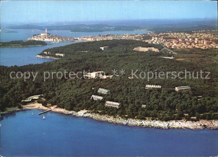 Rovinj Istrien Fliegeraufnahme