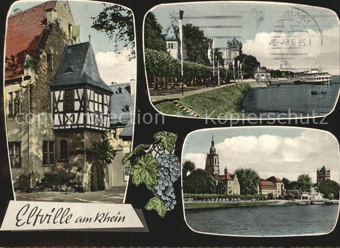 Eltville Rhein Dampfer Promenade