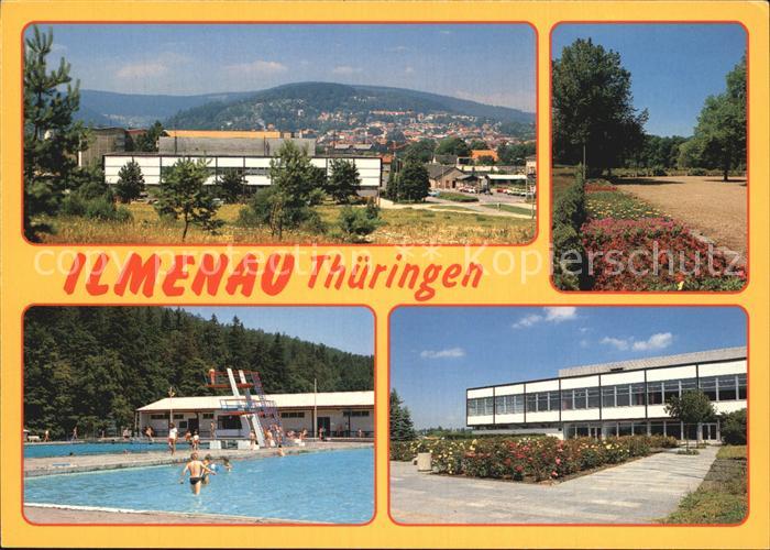 Ilmenau Thueringen Stadtpark Schwimmbad Mensa