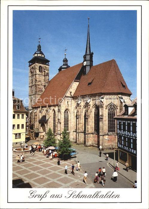 Schmalkalden Thueringen Stadtkirche St. Georg