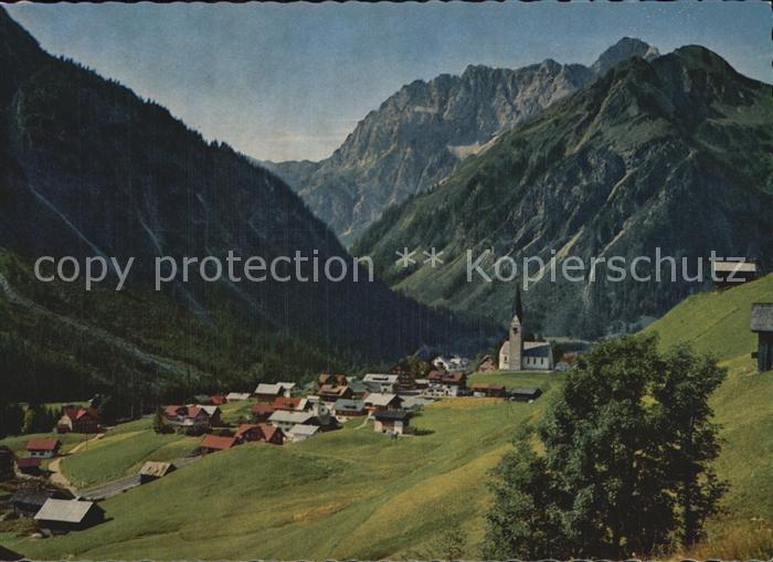 Mittelberg Kleinwalsertal Widderstein