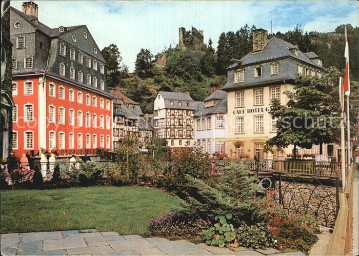 Monschau Montjoie NRW Rotes Haus Burgruine Haller