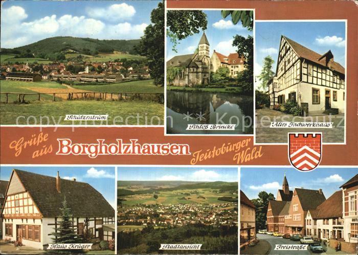 Borgholzhausen Schloss Brincke Altes Fachwerkhaus Freistrasse