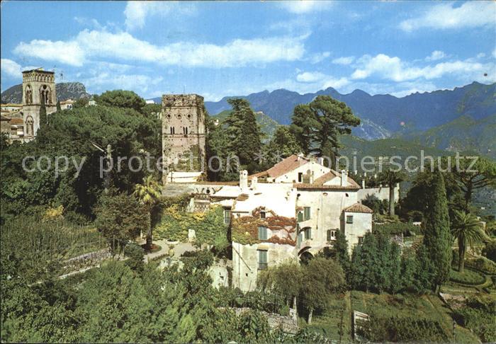 Ravello Villa Rufolo con Torre Campanie della Cattedrale
