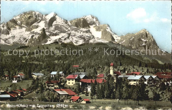 Kruen mit Zugspitze