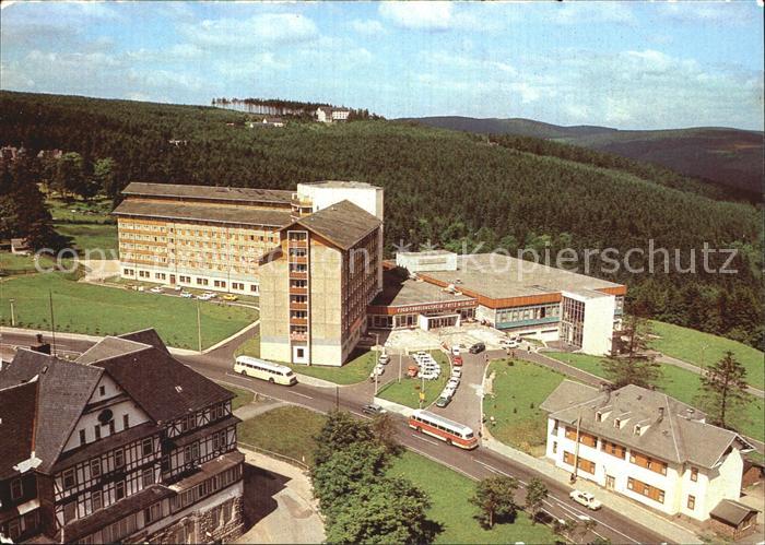 Oberhof Thueringen Fliegeraufnahme Erholungsheim Fritz Weineck