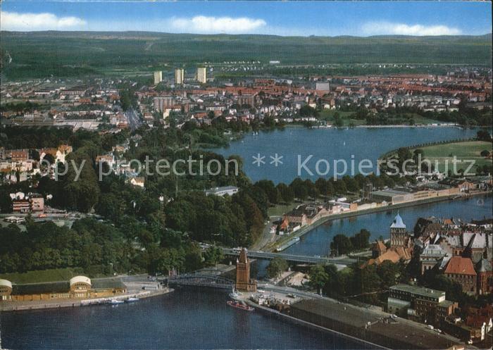 LueBECK CITY Fliegeraufnahme Hansestadt