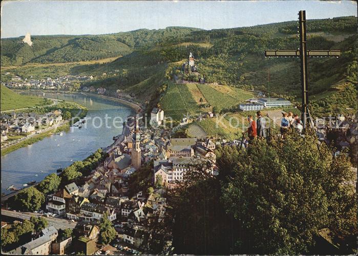 Cochem Mosel Pinnenkreuz und Mosel