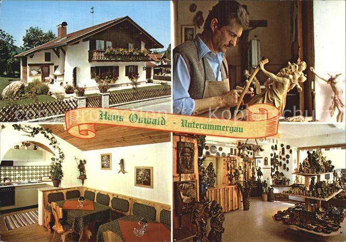 Unterammergau Haus Oswald Schnitzerei