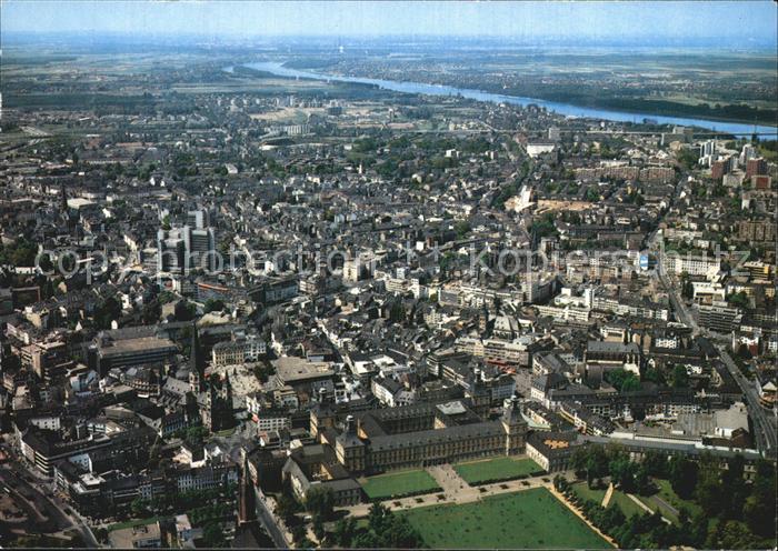 Bonn Rhein Fliegeraufnahme