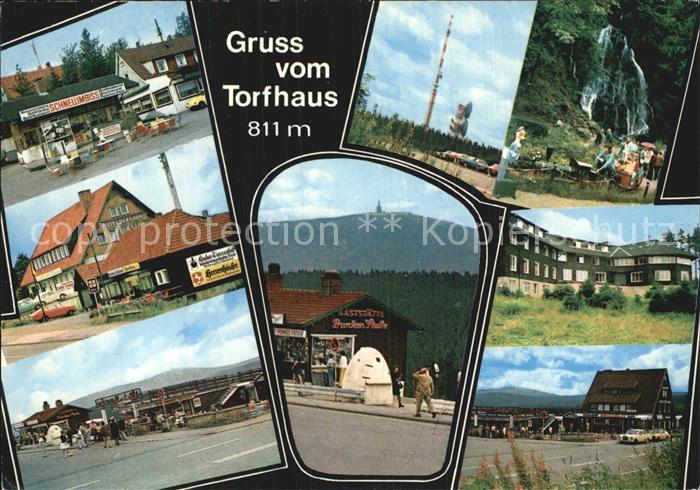 Torfhaus Harz mit Wasserfall