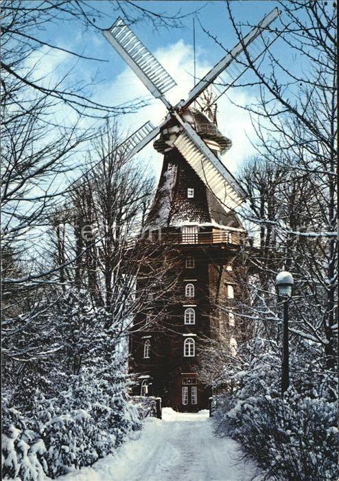 BREMEN  CITY Muehle am Wall im Winter