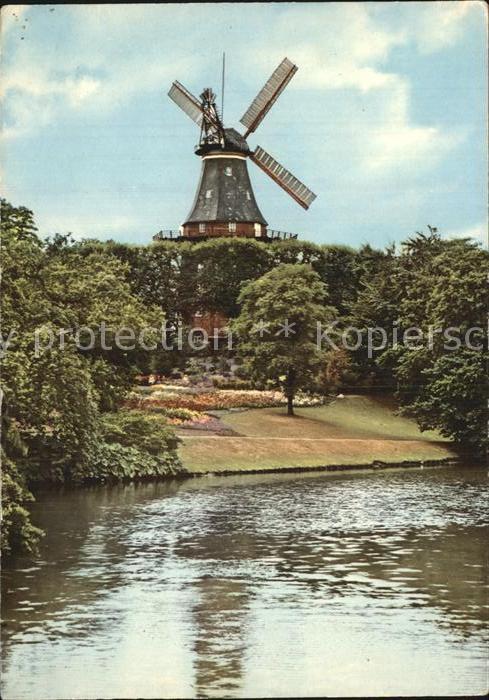 BREMEN  CITY Windmuehle am Wall