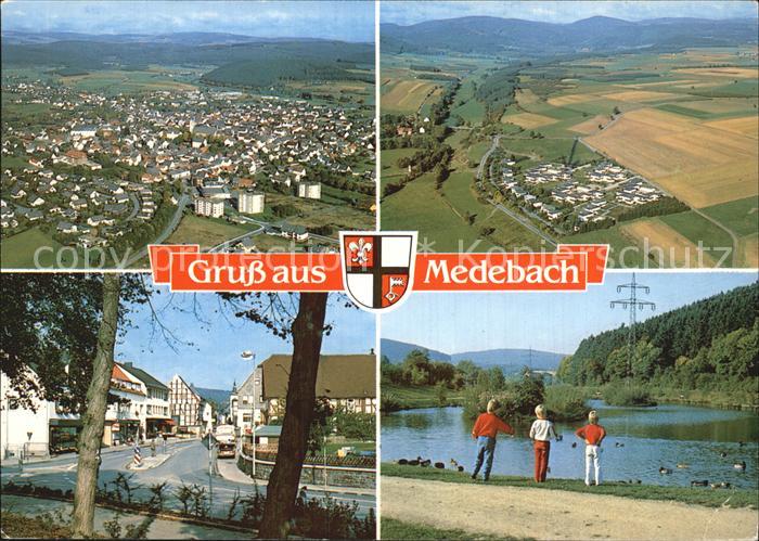 Medebach Fliegeraufnahme Ortspartie