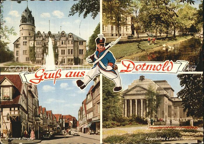 Detmold Schloss Lippisches Landestheater Krumme-Strasse