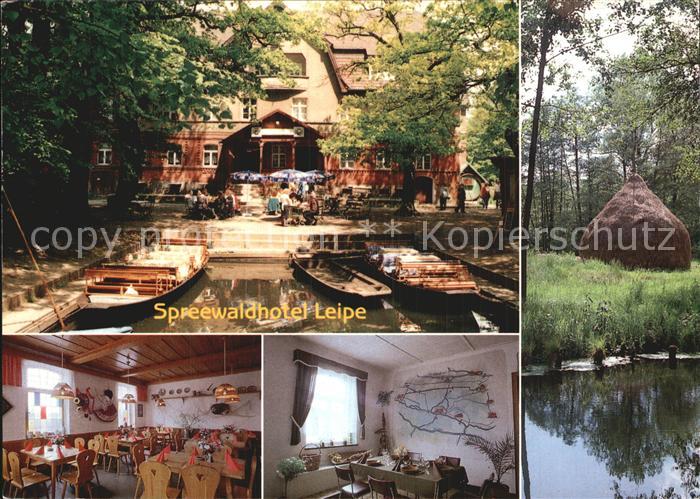 Luebbenau Spreewald Spreewaldhotel Leipe