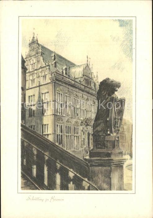 BREMEN CITY Schuelling Kuenstlerkarte