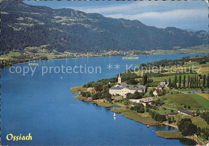 Ossiach Fliegeraufnahme Stift Ossiach
