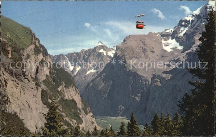 Seilbahn Kandersteg-Stock Gasterntal-Hockenhorn-